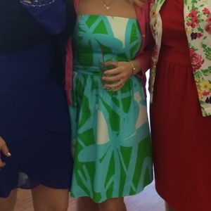 Lilly Pulitzer strapless A-line dress